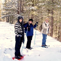 snowshoeing, Sierra Adventures, Reno, Nevada, NV