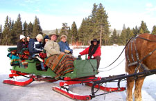 Reno sleigh rides, Sierra Adventures, Nevada, NV